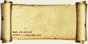 Sofija Vujanović vizit kartica